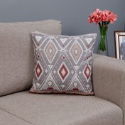Resim Nuvomon Ethnic E5 Süet Kırlent - 43x43 cm 