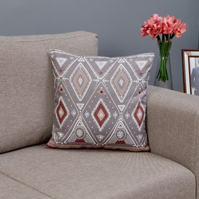 Resim Nuvomon Ethnic E5 Süet Kırlent - 43x43 cm 