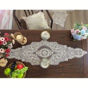 Resim 1 adet Şık Çiçekli Masa Runnerı - Büyük Dikdörtgen Yemek Dekoru (40x40/90/122/150cm) - Düğün, Parti, Günlük Kullanım İçin Dayanıklı Polyester Masa Dekorasyonu - İç/Dış Mekan Kullanımı - Kolay Temizlenebilir Masa Dekorasyonları, Parti Masaüstü, Geleneksel Tasarım, Yüksek Kaliteli Dikiş, Ev Etkinlikleri 