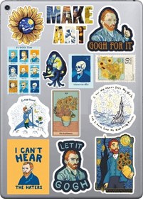 Resim Make Art Temalı Sticker Seti Laptop Ajanda Pc Tablet Telefon Defter Etiket Bullet Journal Diğer 