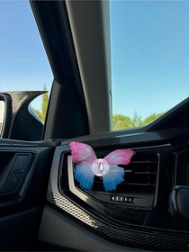 Resim Büyü Kelebek Pembe-mavi Klima Kokusu 