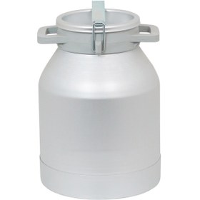 Resim Melasty Süt Sağma Makinesi Alüminyum Süt Güğümü 40 Litre İki Kulplu Kapaklı Dar Ağız -1743 