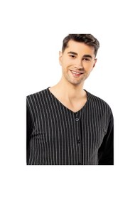 Resim Erdem Siyah Erkek Kışlık Pijama Takımı 2022-12 Siyah 