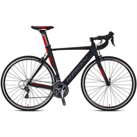 Resim Kron Rc 2000 - 28 Yol Bisikleti - 50 - 16 Vites - Kaliper - Mat Siyah - Kırmızı/füme 