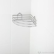 Resim TEK KATLI BANYO KÖŞELİĞİ KROM BK001 