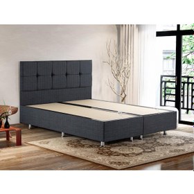 Resim Niron Notte 180x200 Çift Kişilik Lüks Baza ve Başlık Seti Kaydırm 
