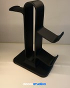 Resim Docox Studios Kulaklık ve Oyun Konsolu Dekoratif Standı Xbox / Ps4 / Ps5 Uyumlu 