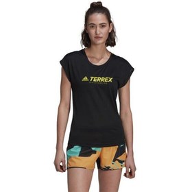 Resim Adidas GP4513 W Trail Logo T Kadın Spor Tişört 