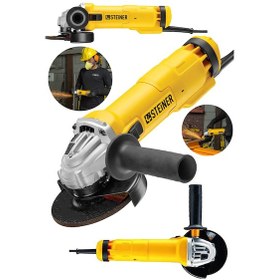 Resim Steiner 4200 W Metal Şanzuman Bakır Sargı Avuç İçi Taşlama Sarı 