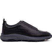 Resim Derimod Erkek Siyah Kalın Tabanlı Deri Casual Sneaker 25WFD630514 