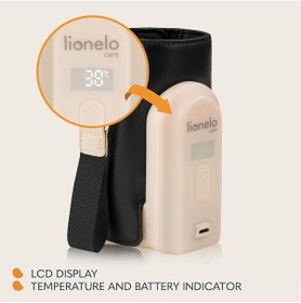 Resim Lionelo Thermup Go Evo Taşınabilir Biberon Isıtıcı 38-50 C Arası 5 Sıcaklık Seçeneği Usb-c Şarj Lcd Ekran Biberon Isıtıcı ve Sterilizatör 