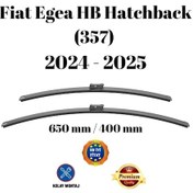 Resim Fiat Egea Hb Hatchback 357 2024 2025 Uyumlu Ön Cam Silecek Süpürgesi Takımı 650/400mm Silbak Sb2616c 