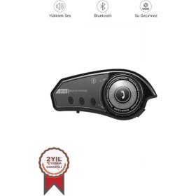 Resim Torima BT35 With Light Rgb Renkli Işıklı ve Yüksek Sesli Bluetooth Kask Intercom Motosiklet Interkom Kulaklık 
