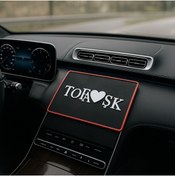 Resim İB GLOBAL Tofaşk Kaymaz Torpido Pedi - Tofaşk Kaydırmaz Ped - Tofaşk Yazılı Ped 