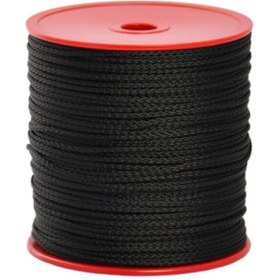 Resim Globe 2,0 Mm Polyester Çok Amaçlı Ip Halat - Siyah - 150 M. - Makaralı 