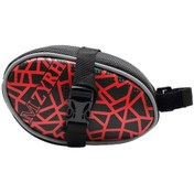 Resim Kırmızı Bisiklet Arka Çantası, Pu Malzeme İle Yapılmış, Yansıtıcı Şeritli, Viskon Ve Kanca İle Sabitlenebilir, Rahat Erişimli Büyük Fermuar, Sürüşlerde Küçük Eşyalarınızı Güvenli Hale Getirin Kırmızı Kırmızı 