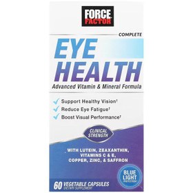 Resim Force Factor Eye Health Lutein Zeaxanthin Saffron Copper 60 Vegetable Caps 