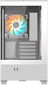 Resim GIGABYTE C201P 20mm Soğutma Mesafeli Cam Mid-Tower Kasa Beyaz 