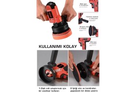 Resim Assur 450W Elektrikli 125MM Dikey Polisaj Zımpara Makinesi 