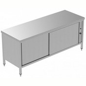 Resim Electrolux Professional Sıcaklık Dolabı 1 Ara Raf Ve 4 Kayar Kapılı Fanlı Isıtma Sırtsız - 2000 MM Plus GTCD2000E 