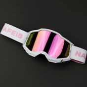 Resim Çift Lensli Kayak Gözlüğü, Erkekler ve Kadınlar İçin Kar Gözlüğü, Snowboarding ve Rahat Dış Mekan Kullanımı İçin Uygun 