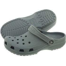 Resim Crocs Unisex Marka Logolu Hafif Su Dostlu Sürdürülebilir Stilli Yumuşak Ve Destekleyici Rahat Taban Concrete 