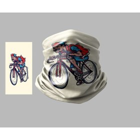 Resim BablX Bisiklet Tasarımlı Motorcu Çok Amaçlı Outdoor Boyunluk Unisex Bandana 
