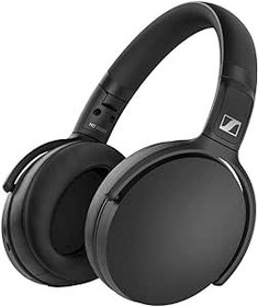 Resim Sennheiser HD 350BT Kablosuz Kulak Üstü Bluetooth Kulaklık, 30 Saat Çalma, Bluetooth 5.0, Smart Control, Katlanır, Siyah 