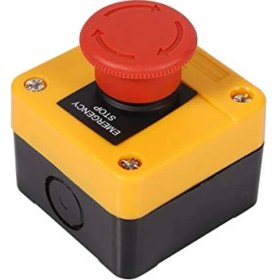 Resim Ukron Kutulu Mantar Stop - Acil Durdurma Butonu 