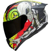 Resim Ncr Rapid Siyah Vizörlü Ece Belgeli Kapalı Motosiklet Kaskı Sarı - Kırmızı 