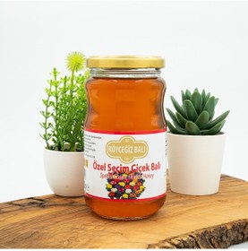 Resim Köyceğiz Balı Özel Seçim Çiçek Balı Cam Kavanoz 450 G 