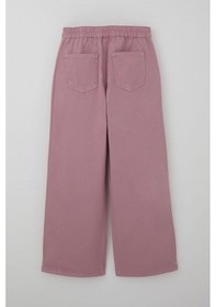 Resim Breeze Kız Çocuk Gabardin Pantolon Geniş Paça Beli Lastikli 10-14 Yaş, Gülkurusu Gülkurusu 