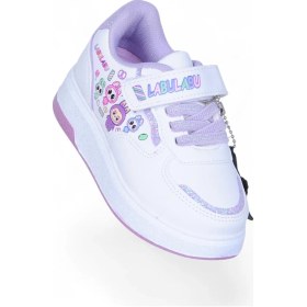 Resim Prokids 4011 Byz-lila Kız Çocuk Sneaker Spor Ayakkabı Beyaz 
