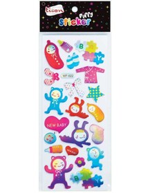 Resim Ticon Sticker Puffy 138067 (KABARTMALI) Tps-25 