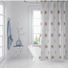 Resim Tropik Home Duş Perdesi Seti, 12 Adet C Halka Hediyeli Banyo Perdesi-banyo Duş Perdeleri-banyo Aksesuarları 3 Boyut 