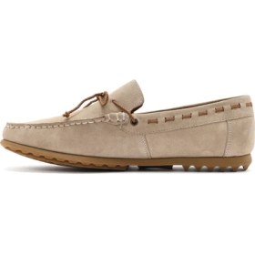 Resim Derimod Erkek Bej Süet Deri Casual Loafer 25SFD630110 