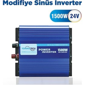 Resim TommaTech MS 1500 W Watt 24V Modifiye Sinüs İnverter İnvertör - OFG-TT-MS1500-24MF 