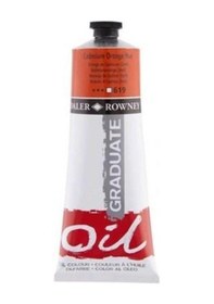 Resim Daler Rowney Graduate Yağlı Boya 200 Ml 619 Cadmium Orange Hue 