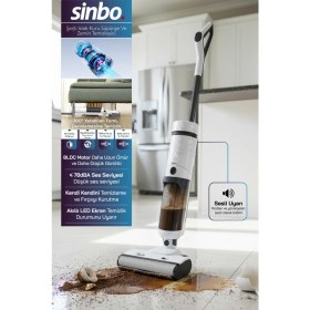 Resim Sinbo SFC-4104 Islak-Kuru Yüzey Temizleyici-Beyaz 