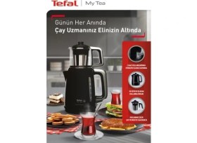 Resim Tefal Çay Makinesi Cam Demlikli Çaycı 