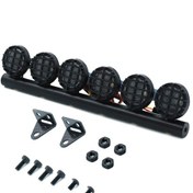 Resim Leezsing Trx-4 Ve Scx10 İçin 6 Ledli Alüminyum Rc Araç Aydınlatma Seti 5v-7.4v 