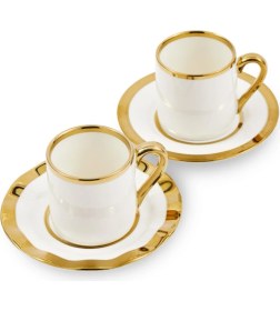 Resim Pols Potten Espresso Cups Golden Finds Set 4 