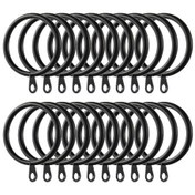 Resim 60 Parça Perde Halkası, Perde Ve Çubuklar İçin Metal Perde Asma Halkaları, 38 Mm İç Çap Siyah P20241126720 S20241224711 