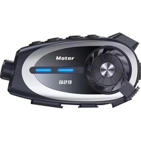 Resim Q29 Motosiklet Kask Bluetooth Kulaklık Eşleşmeli 1080P Kamera Geniş açı Su Geçirmez Intercom 