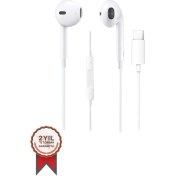 Resim Torima Tc-04 Beyaz Type-C Kablolu Hd Mikrofonlu Kulaklık 