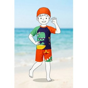 Resim Zuzunga Summer Dino Erkek Çocuk Mayo Takımı 