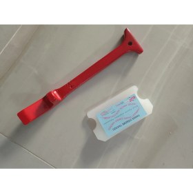 Resim İnan Yapı Laminant Parke Usta Seti Mini Polyamid Döşeme Çakma Takozu ve Çektirme Demiri 3 cm*32 cm 