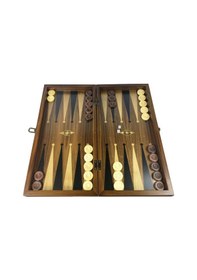 Resim Helena Wood Art Eko Klasik El Yapımı Damalı Ahşap Tavla Seti 