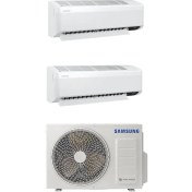 Resim Samsung WindFree Multi AJ050TXJ2KH/EA 5.2 kW 1 Dış + 2 İç Ünite (9+12) Duvar Tipi Klima 