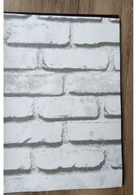 Resim 3 Boyutlu Hava Alabilen Silinebilir Kabartmalı Taş Desen Duvar Kağıdı 5 M² Diğer 